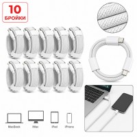 10 Бр. Кабел USB-C към USB-C 240W, Плетена оплетка, 1m за MacBook и iPhone (25-D12)