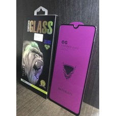 OG Стъклен Протектор Full Glue Huawei Y6p / за цял екран - Черна рамка (2-D15)