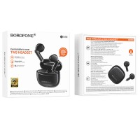 Безжични слушалки BOROFONE BW88 Deep Rhyme TWS Bluetooth 5.4 - Черни (28-C2)