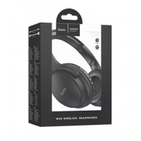 Безжични слушалки HOCO W40 Mighty Bluetooth 5.3 с AUX и MicroSD - Черни (29-A2)