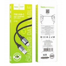 HOCO X102 Usb Кабел Fresh charging data cable Type-C - Черен (29-C7)