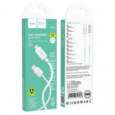 HOCO X107 Usb Кабел Favor charging data cable Micro - Бял (29-C1)