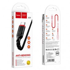 HOCO X59 Usb кабел Victory charging data cable for Type-C - Черен (28-C7)