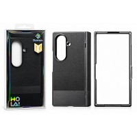 Калъф Buenos HO LA за Samsung Galaxy Z Fold 8 Ultra, с текстурирана повърхност и защита на пантата - Черен (25-C6)
