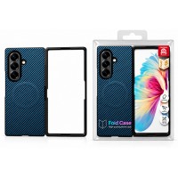 Калъф Buenos с карбоново покритие и MagSafe за Samsung Galaxy Z Fold 8 Ultra  - Син (25-B11)