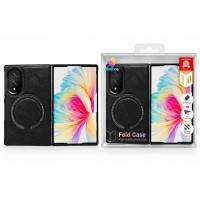 Кожен MagSafe Кейс за Samsung Galaxy Z Fold 8 -Черен (25-D8)