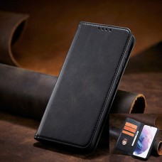 Кожен тефтер с магнитен капак Huawei P30 Lite - Черен (10-B5)