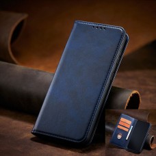 Кожен тефтер с магнитен капак Samsung Galaxy S23 Ultra - Син (9-C4)