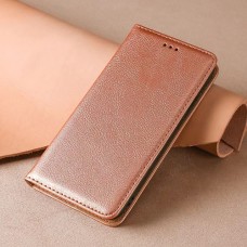 Кожен тефтер с магнитен капак Xiaomi Poco M5 (2022) - Пепел от рози (8-F1)