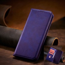 Кожен тефтер с магнитен капак Xiaomi Poco M7 Pro - Лилав (8-A3)