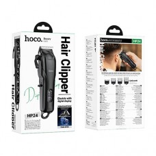 Машинка за подстригване HOCO HP24 с акумулаторна батерия 2000 mAh - Черна (28-B4)