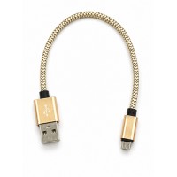 Micro USB кабел Sharp Series 30CM Златист (М4-К1)