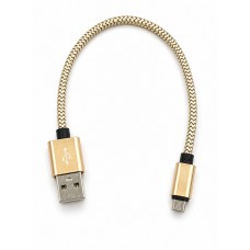 Micro USB кабел Sharp Series 30CM Златист (М4-К1)