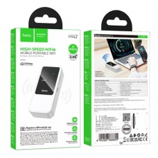 Мобилен 4G Wi-Fi рутер HOCO HI42 с Wi-Fi 6 и SIM карта - Бял (28-D12)