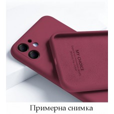 My Choice Изчистен силиконов кейс Huawei P50 Pro - Виненочервен (14-A1)