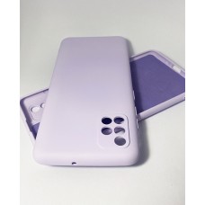 My Choice Изчистен силиконов кейс Samsung Galaxy A51 - Лилав (S7-G1)