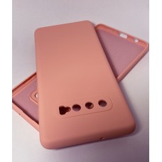 My Choice Изчистен силиконов кейс Samsung Galaxy S10 Plus - Прасковен цвят (13-D1)