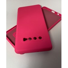 My Choice Изчистен силиконов кейс Samsung Galaxy S10 Plus - Цикламен (13-D1)