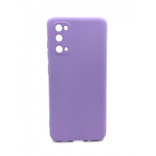 My Choice Изчистен силиконов кейс Samsung Galaxy S20 - Лилав (13-D7)