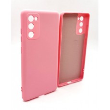 My Choice Изчистен силиконов кейс Samsung Galaxy S20 FE - Пепел от рози (13-D2)