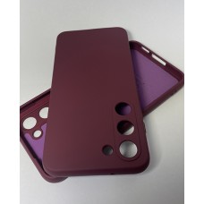 My Choice Изчистен силиконов кейс Samsung Galaxy S23 - Виненочервен (13-D7)