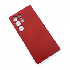 My Choice Изчистен силиконов кейс Samsung Galaxy S23 Ultra -  Червен (13-D6)