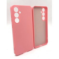 My Choice Изчистен силиконов кейс Samsung Galaxy S24 FE - Пепел от рози (13-D3)
