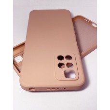 My Choice Изчистен силиконов кейс Xiaomi Redmi 10 (2021) - Прасковен цвят (15-C6)