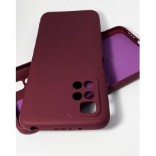 My Choice Изчистен силиконов кейс Xiaomi Redmi 10 (2021) - Виненочервен (15-C6)