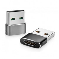 Преходник Type-C (ж) към Usb (м) - Черен (26-C3)