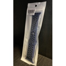 Силиконова каишка с дупки Apple Watch 38mm / 40mm - Тъмносиня/Черна(M6-A2)