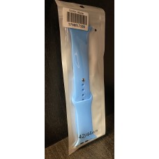 Силиконова каишка за Apple Watch 42mm/44mm - Небесносиня (М6-А1)