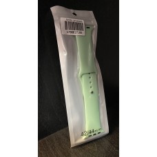 Силиконова каишка за Apple Watch 42mm/44mm - Цвят светлозелен (М6-А1)