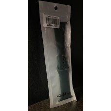 Силиконова каишка за Apple Watch 42mm/44mm - Цвят тъмнозелен (М6-А1)