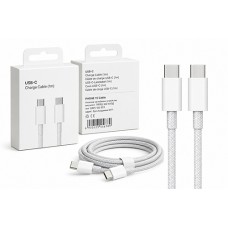 Тип Apple, Iphone Кабел USB-C към USB-C  - Бял (23-Д12)