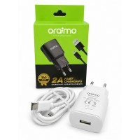Зарядно устройство Oraimo 220V с USB Type-c Кабел - Бял (23-C14)